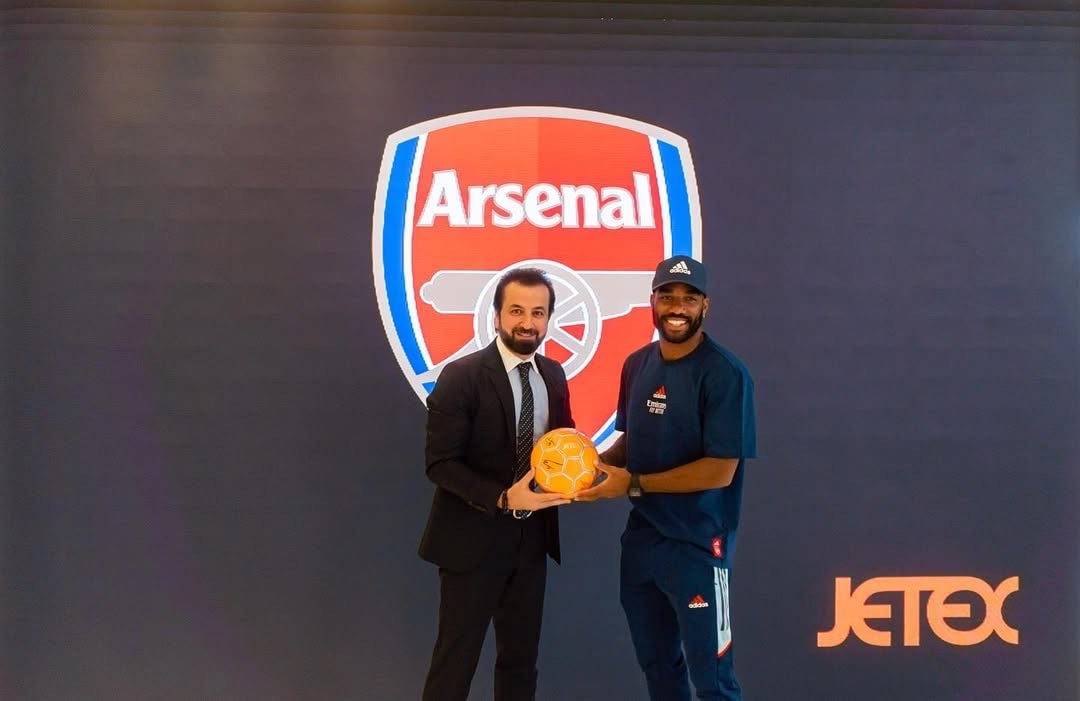 Adel Mardini with Alexandre Lacazette