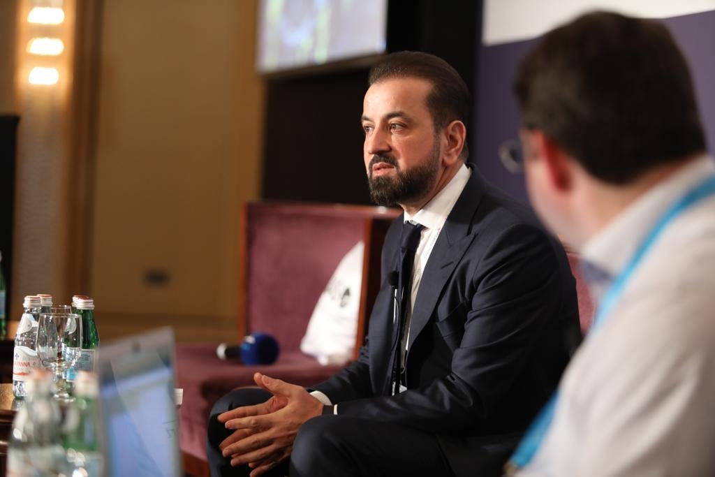 Adel Mardini on a panel at CJI