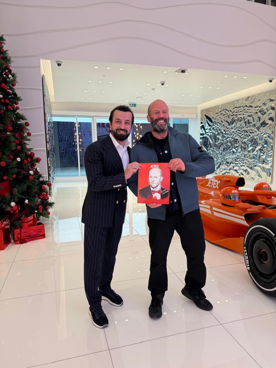Adel Mardini with Jason Statham