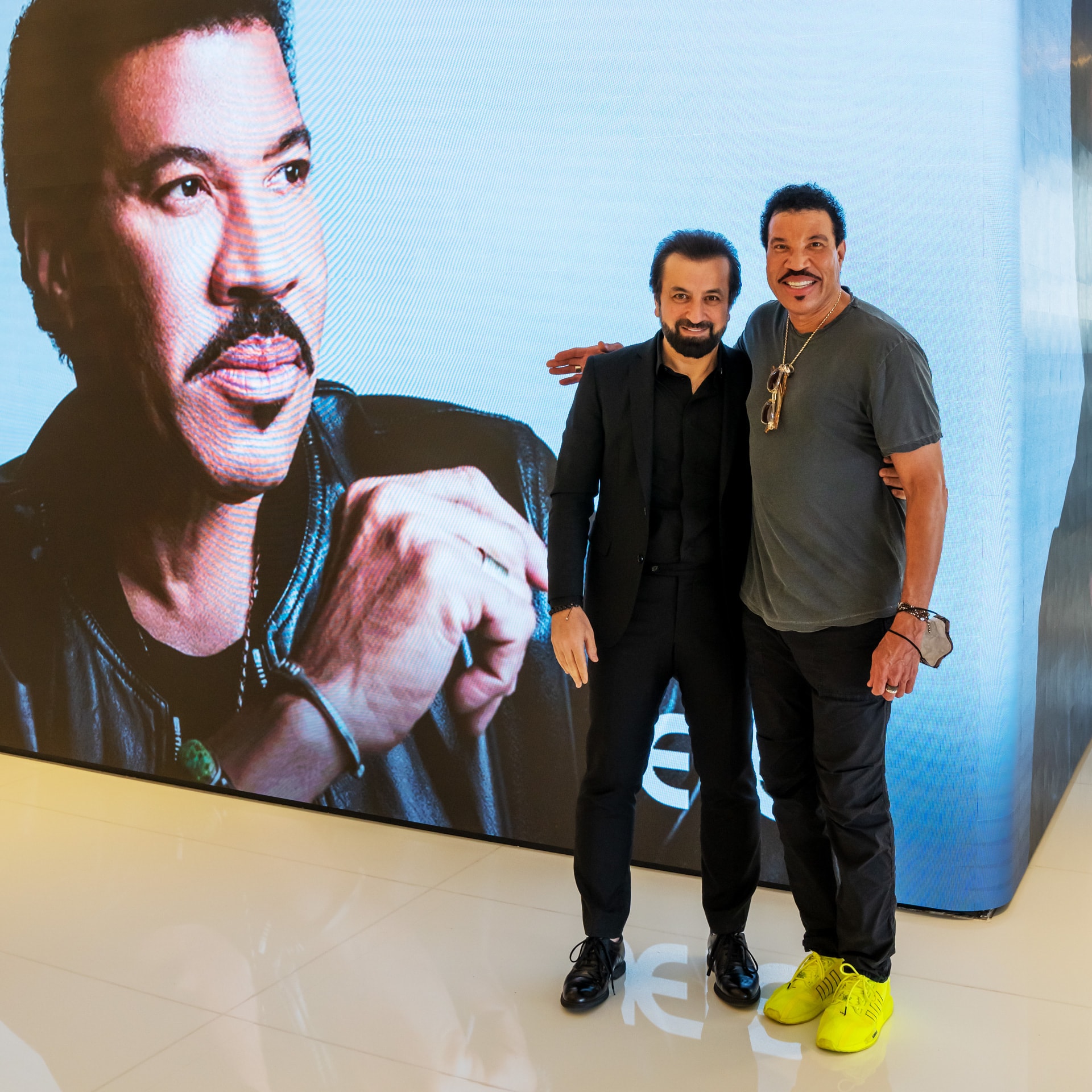 Adel Mardini with Lionel Richie, 2022