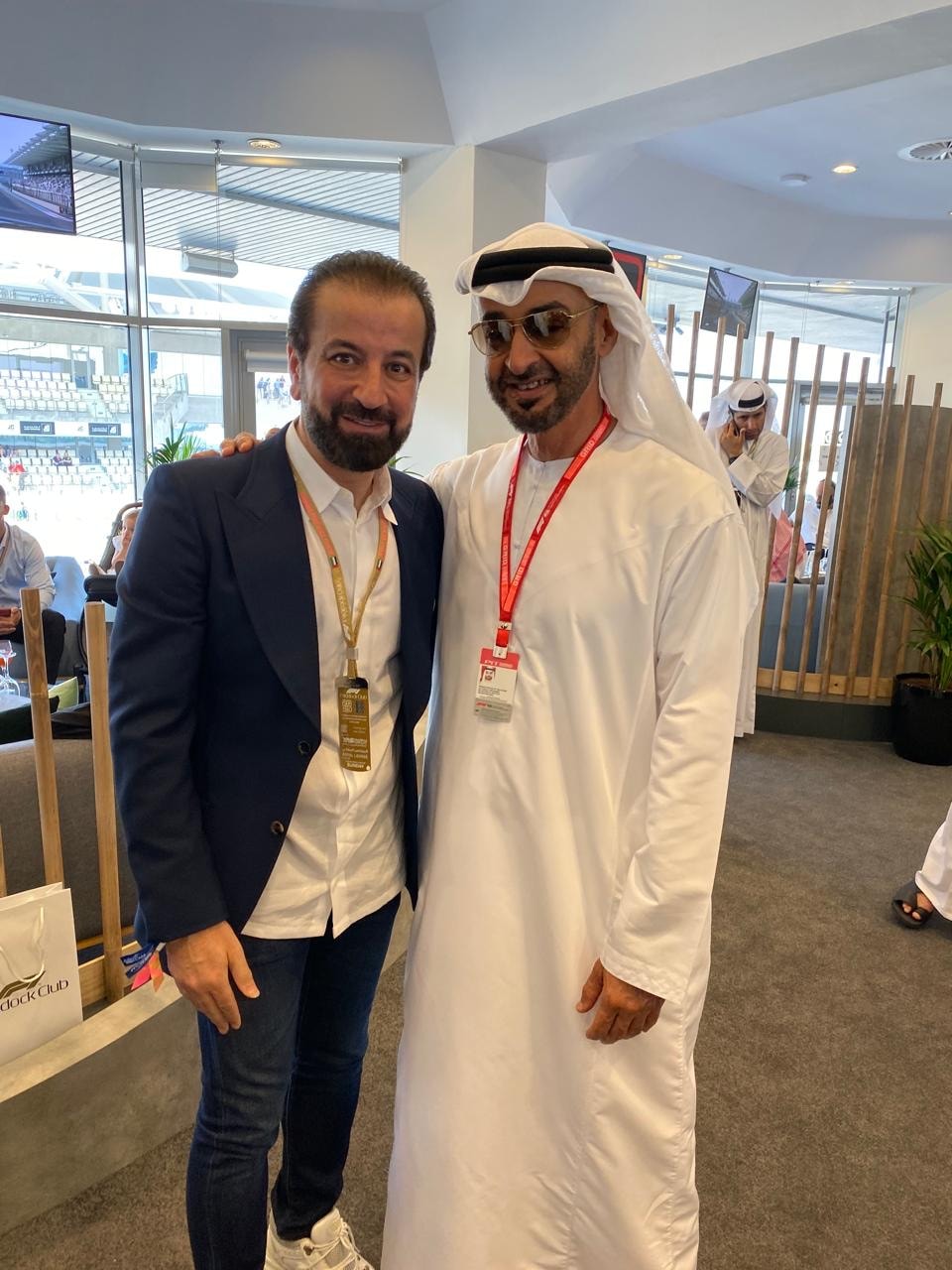 Adel Mardini with H.H. Sheikh Mohamed bin Zayed Al Nahyan, President of the UAE