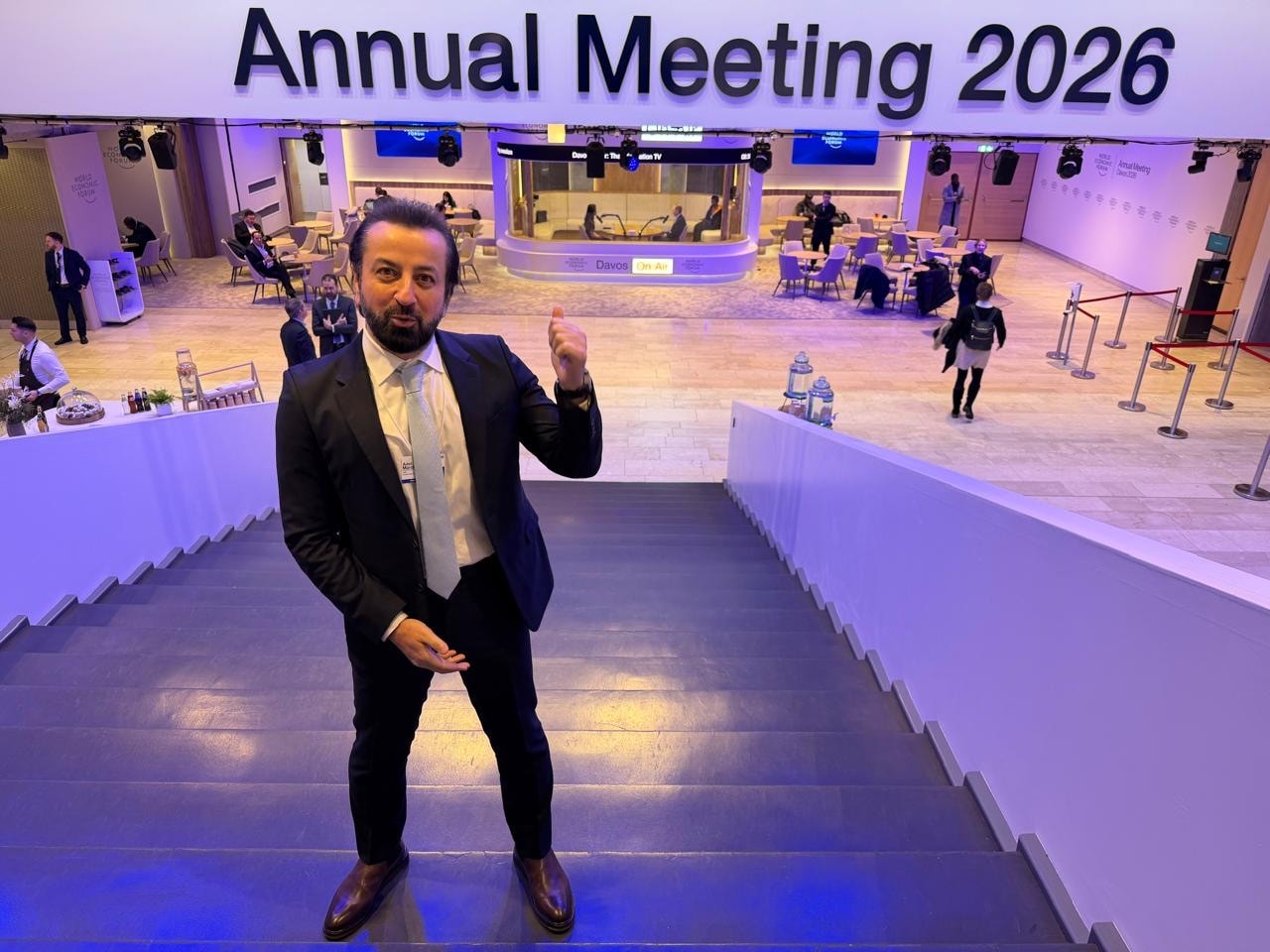 Adel Mardini at the World Economic Forum Annual Meeting in Davos, 2026