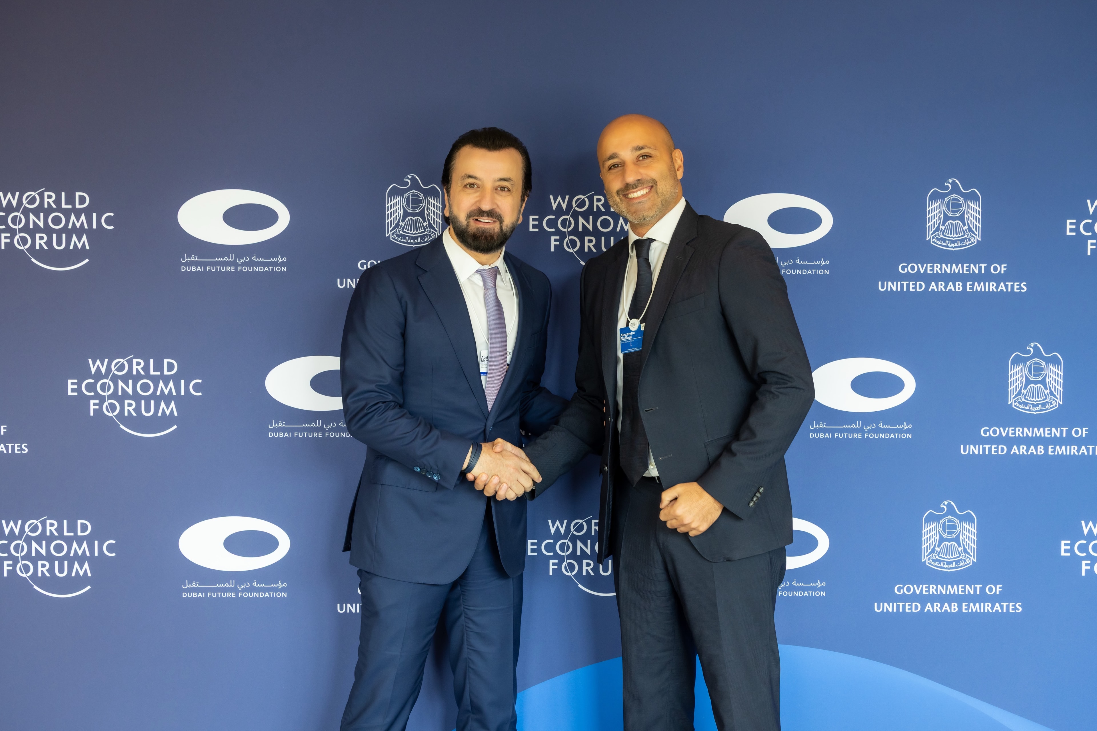 Adel Mardini at a World Economic Forum event, 2025