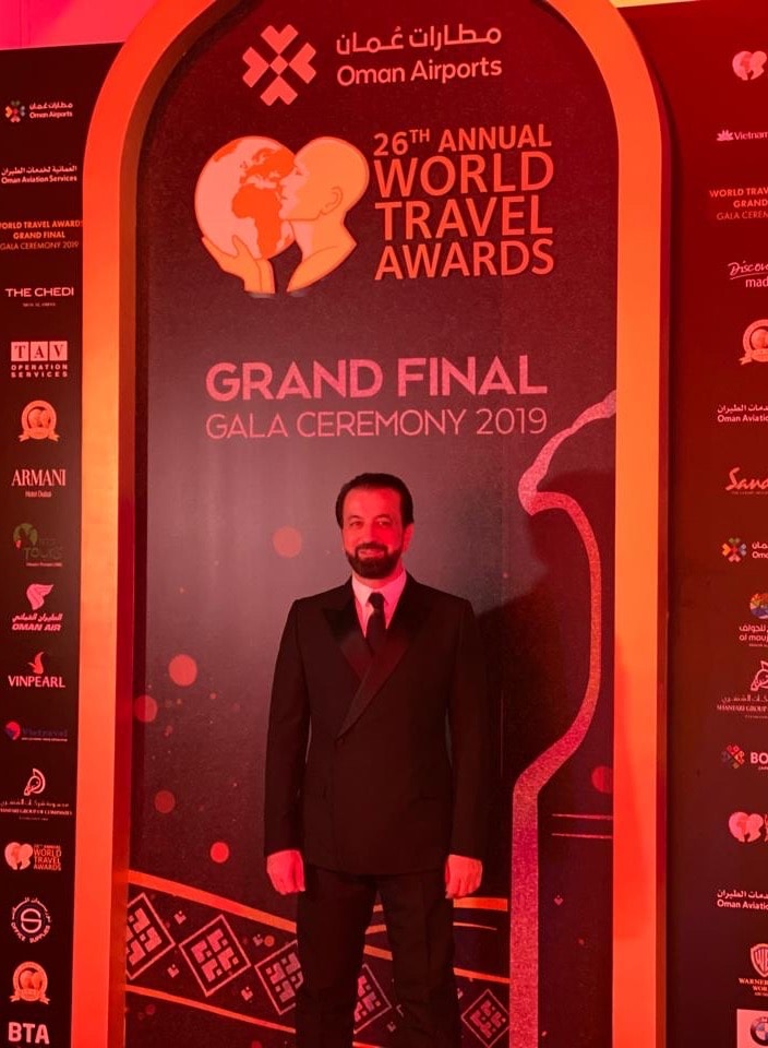 Adel Mardini at the World Travel Awards Grand Final, 2019